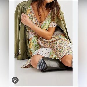 Free People Ivory Wildflower
Patchwork Mini Dress size M